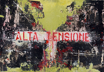 tempo vuoto - 2015 - acrilico su carta di cotone - 43x30cm - Lucia Paese